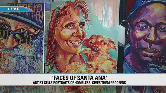 ?Faces of Santa Ana?: Artist sells portraits of homeless, gives them proceeds