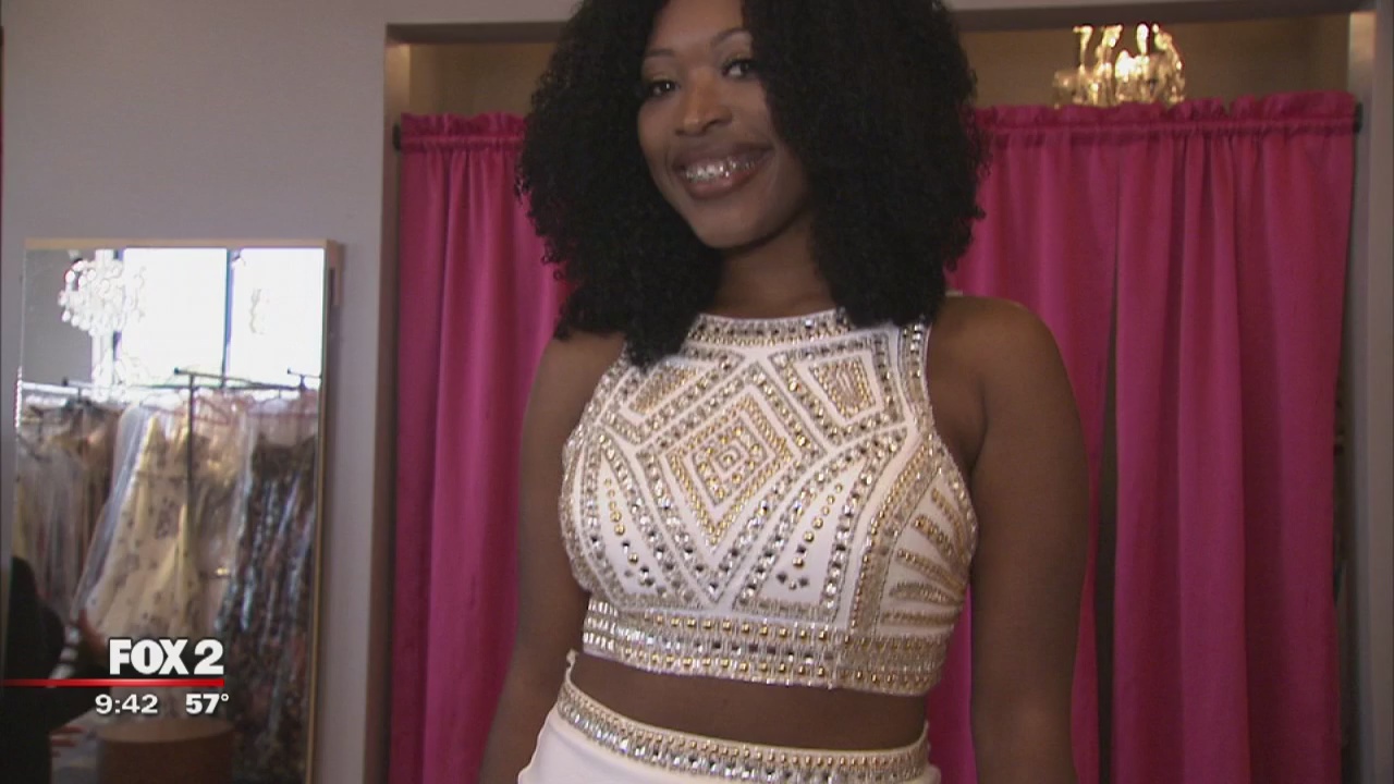 Homecoming looks from Unique Lady Prom and Bridal in Southfield