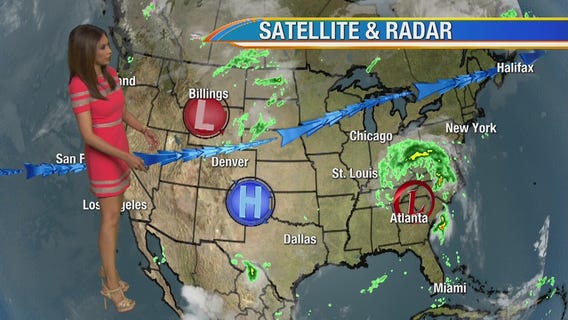 Monday morning weather forecast