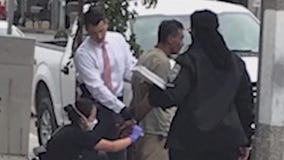 Beating suspect arrest