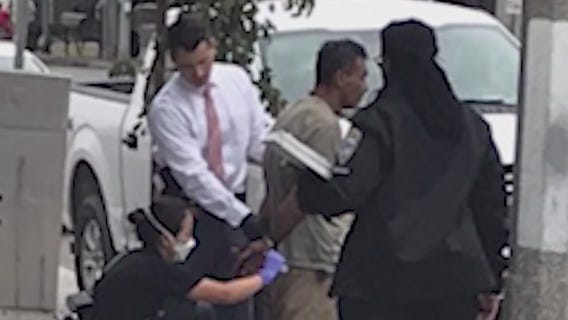 Beating suspect arrest