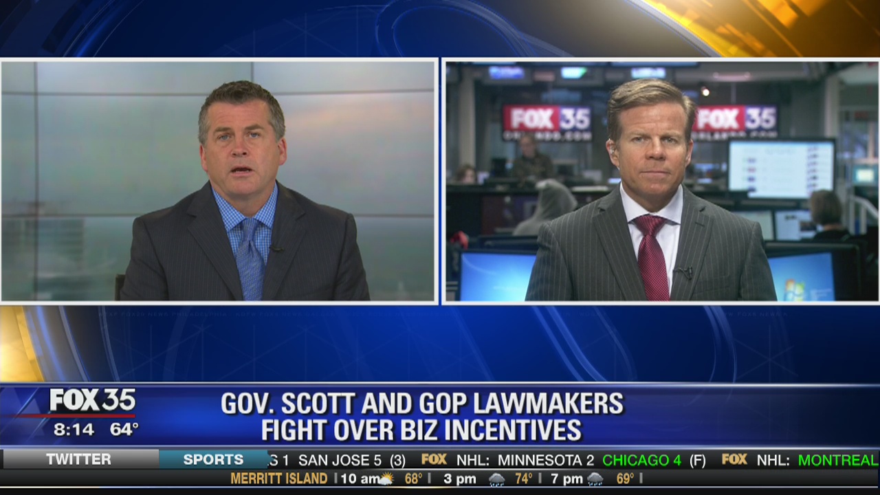 Gov. Scott & lawmakers fight over business incentives