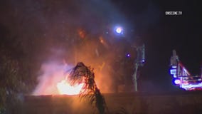 Police investigate church fire in Fontana