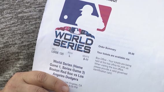 Fake World Series Game Tickets