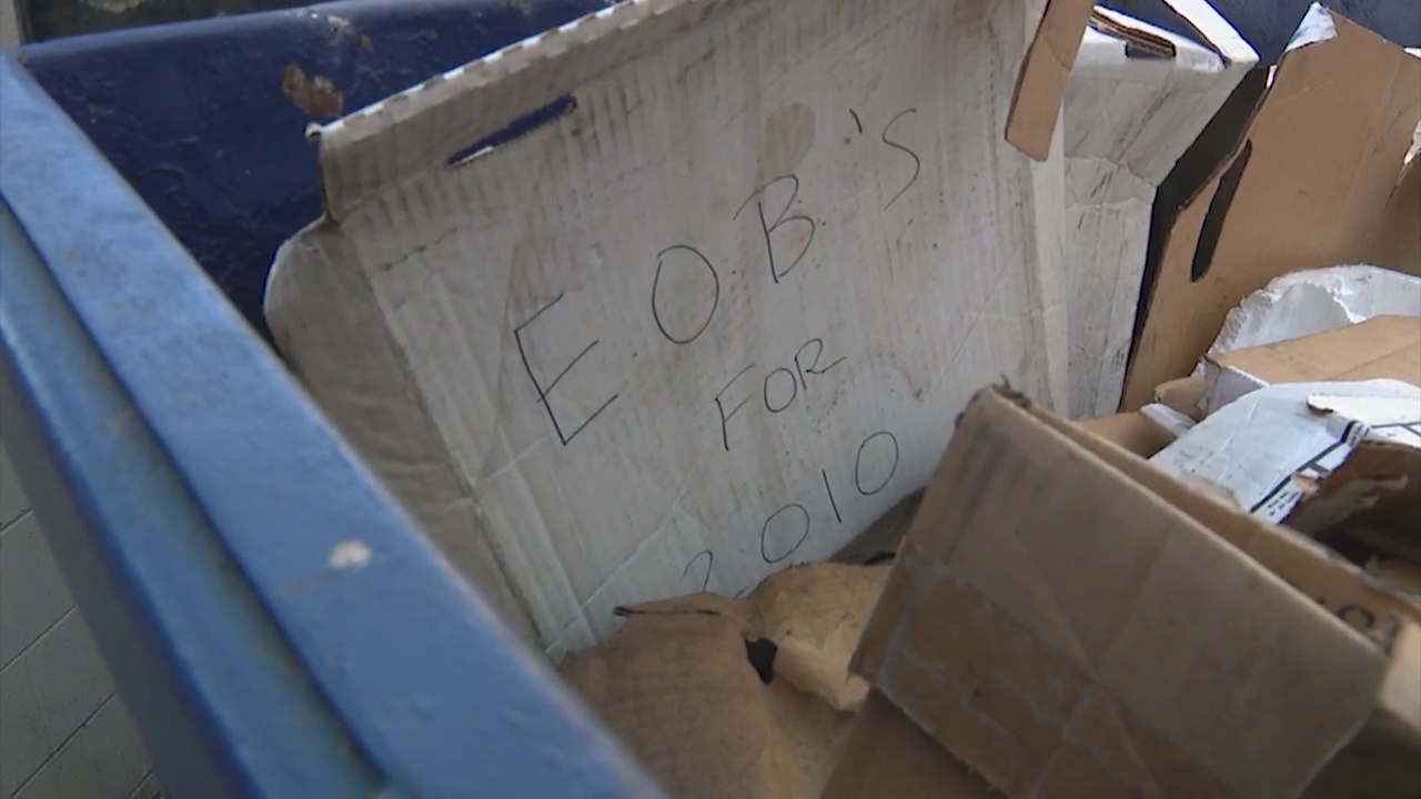 Medical records found in dumpster