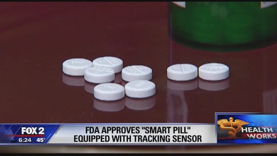 FDA approves 'smart pill' equipped with tracking sensor