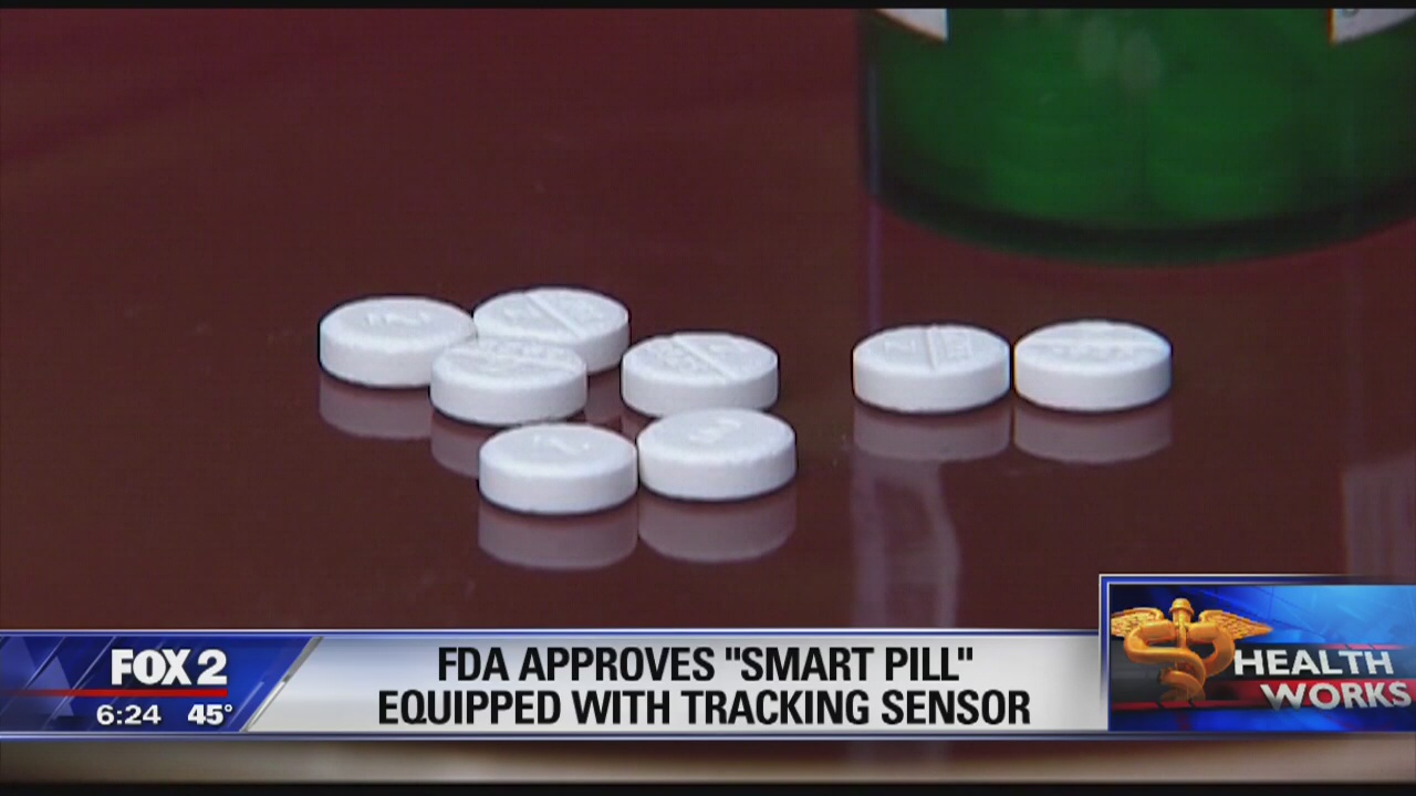 FDA approves 'smart pill' equipped with tracking sensor