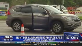 Hunt for gunman in road rage case