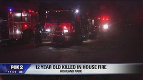 Boy, 12, killed in house fire in Highland Park