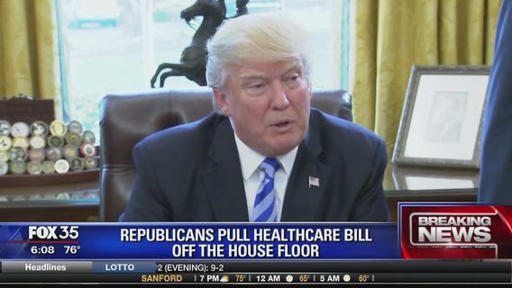House pulls vote on Obamacare replacement