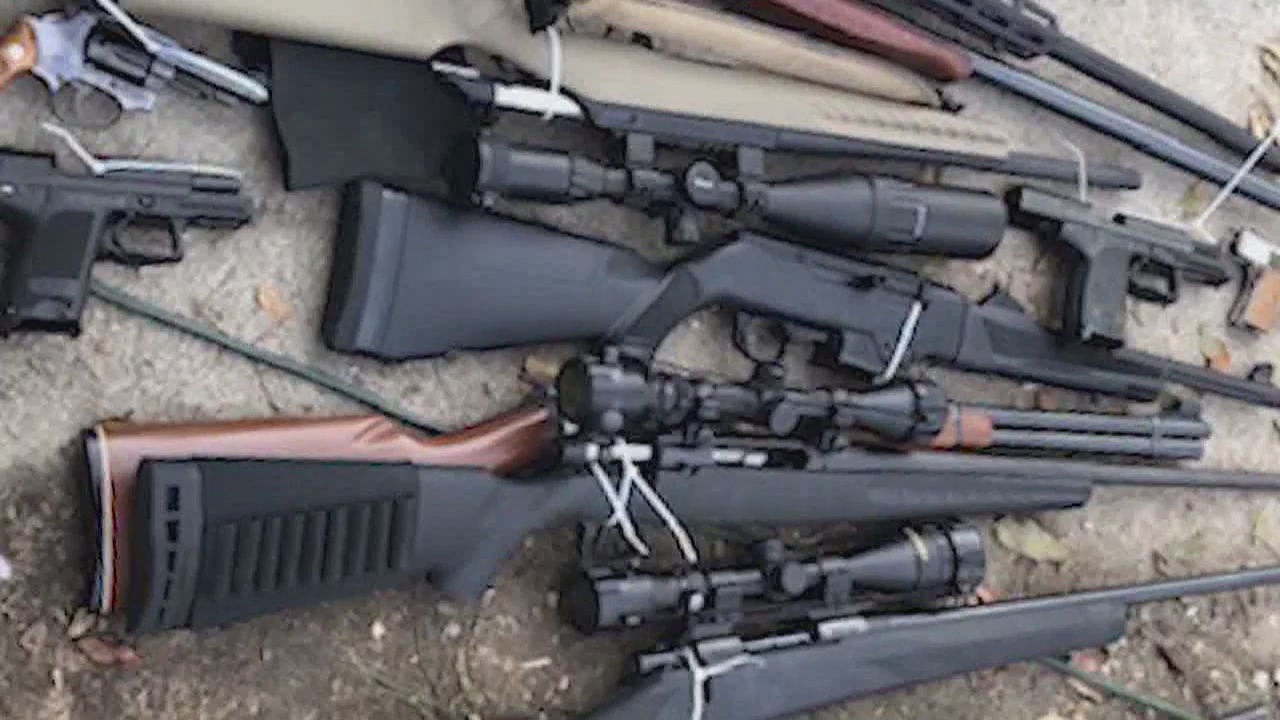 OC man arrested after police find stockpile of firearms in his house