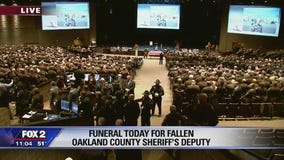 Funeral for Oakland County Deputy Eric Overall Tuesday