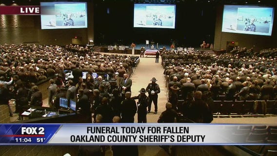 Funeral for Oakland County Deputy Eric Overall Tuesday