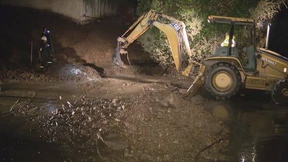 Rain in Woolsey fire zone triggers mudslide in Malibu