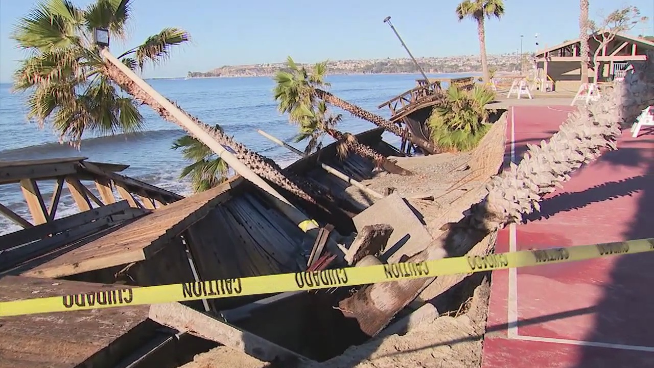 Crews delayed in removing storm debris from Capistrano Beach
