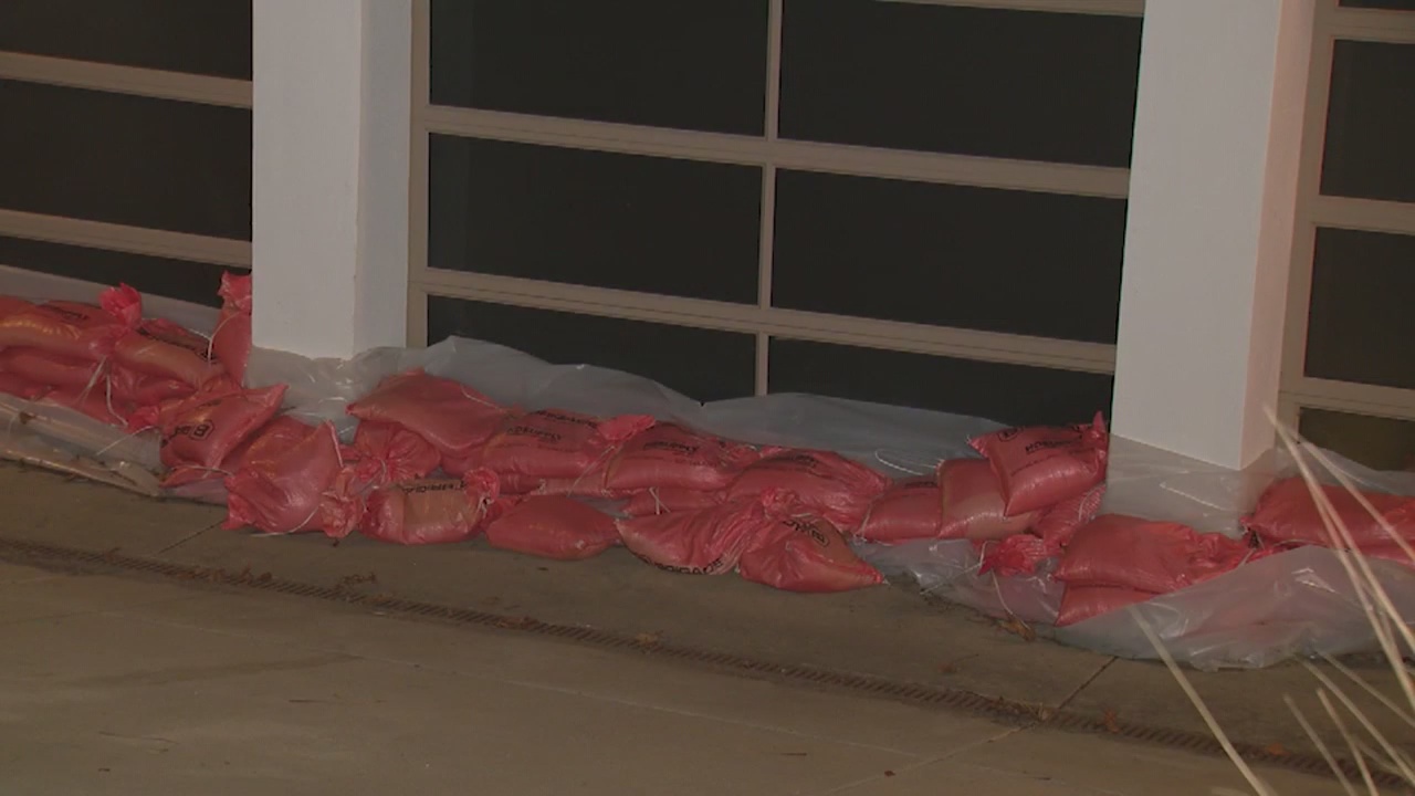 Malibu residents prepare for the rain