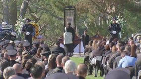 Memorial service held for Gardena officer killed in motorcycle crash