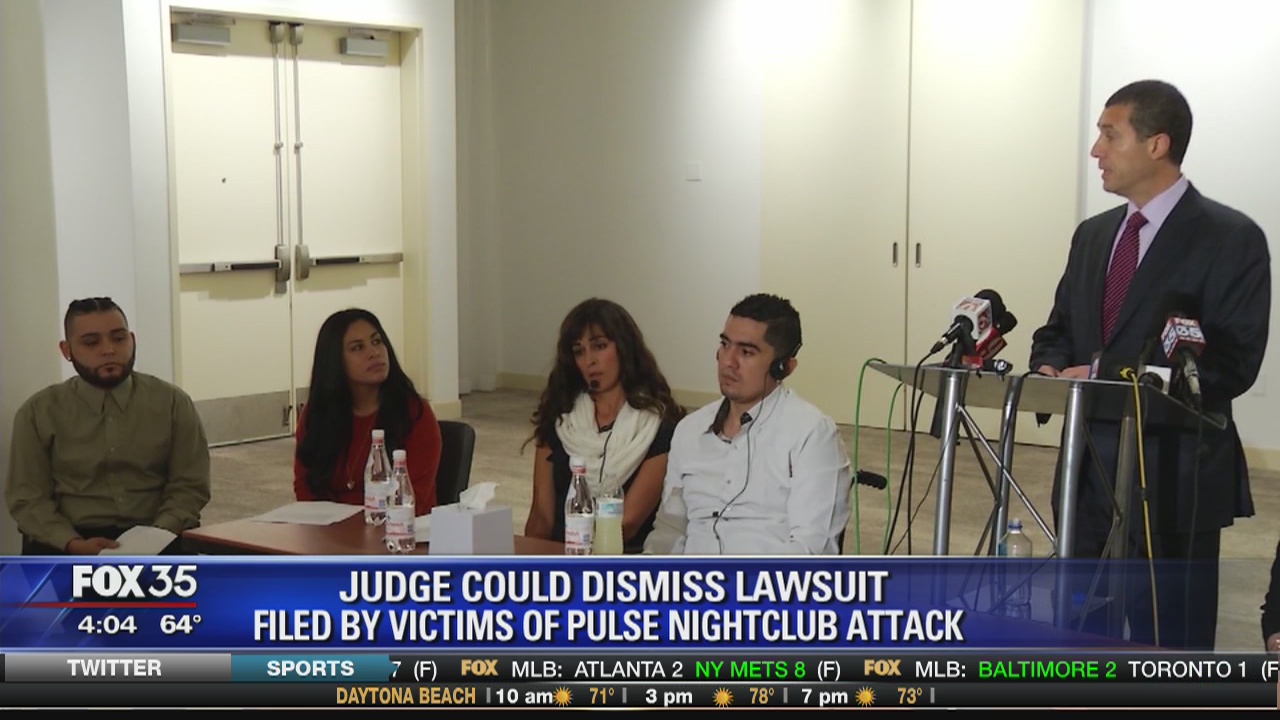 Judge could dismiss lawsuit filed by victims of pulse nightclub attack