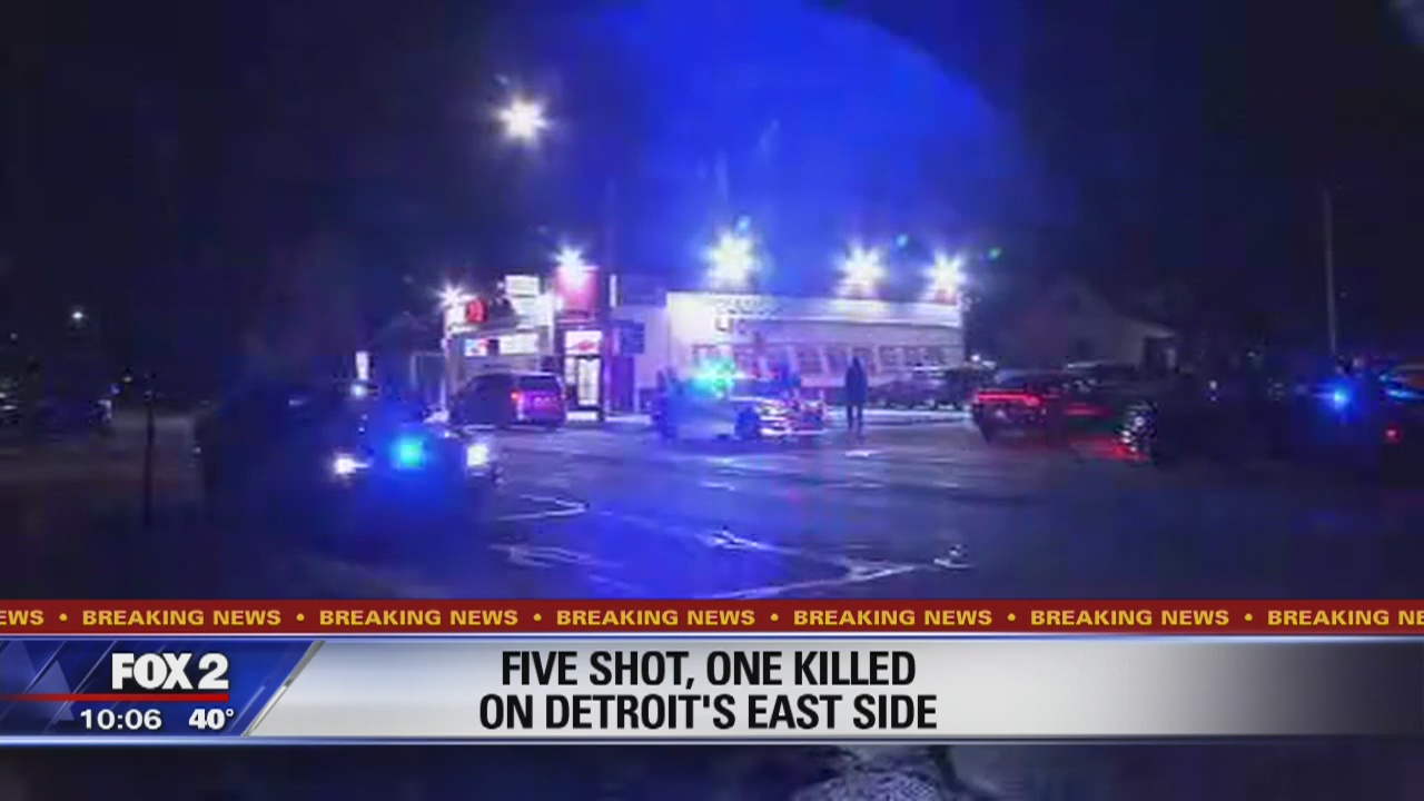 5 shot, 1 killed on Detroit's east side | FOX 2 Detroit