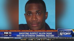 Shooting suspect Allen Cashe has an extensive criminal history