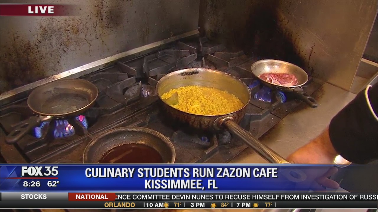 Culinary students run Zazon Cafe in Kissimmee