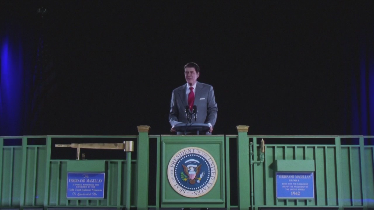 Fox 11 News In Depth Segment 3: Ronald Reagan Hologram exhibit