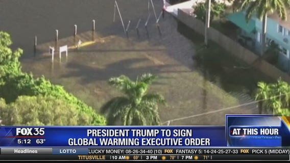 President Trump to sign global warming executive order