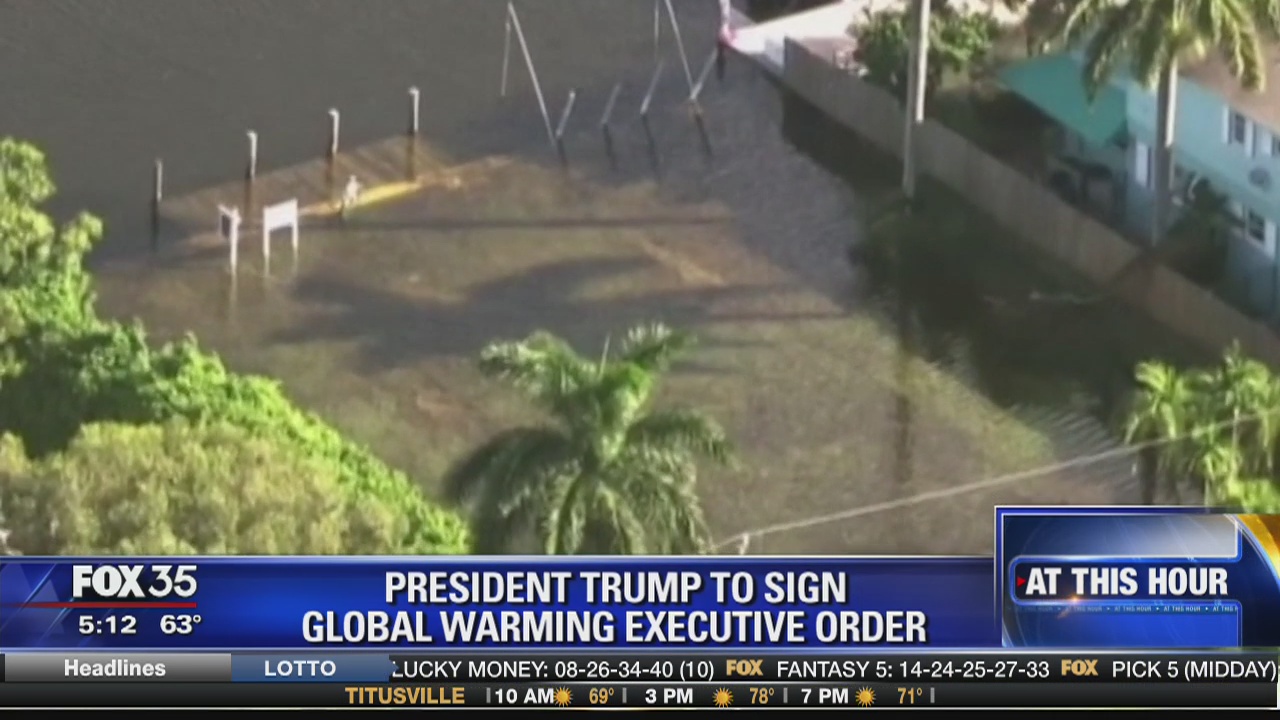 President Trump to sign global warming executive order