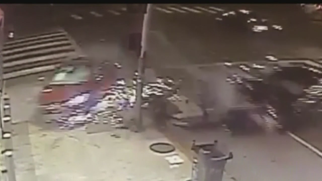 Police release video of hit-and-run crash in South LA