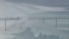Biggest surf of the season to hit SoCal today