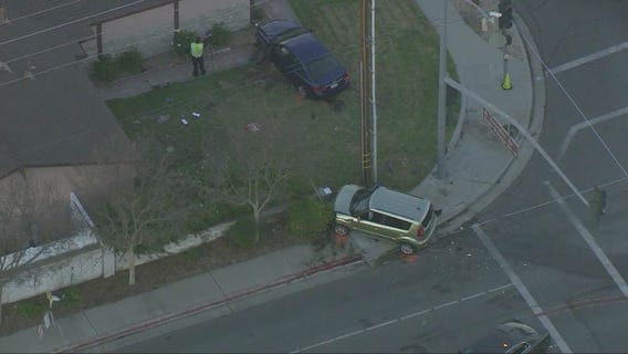 Crossing guard struck and killed in 3-vehicle crash in Simi Valley