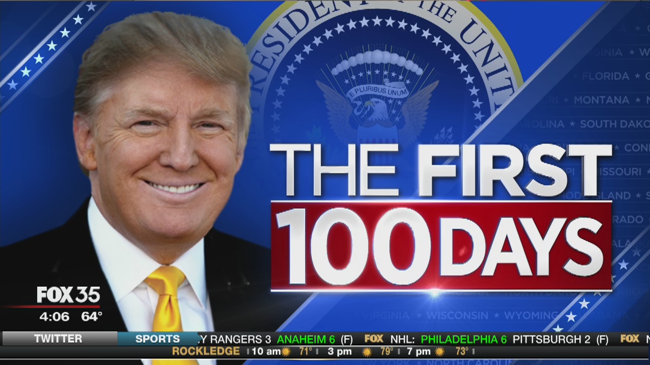 President Trump: The first 100 days