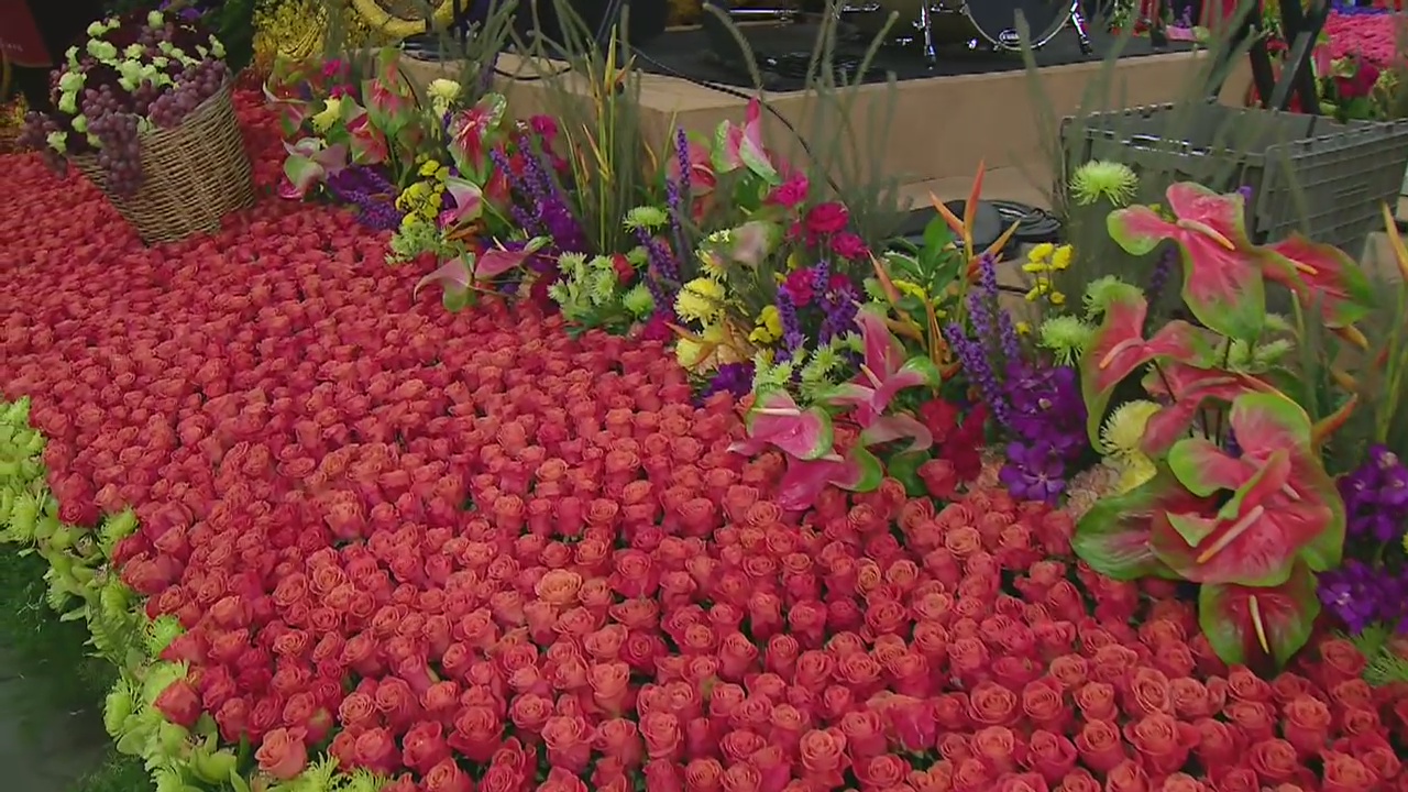 Final preps underway Monday for 2019 Rose Parade