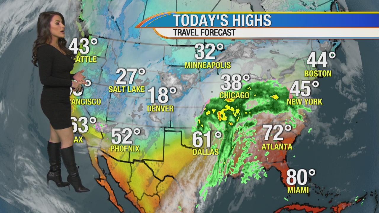 Monday morning weather forecast