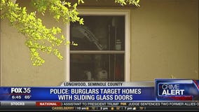 Burgalars target homes with sliding glass doors in longwood