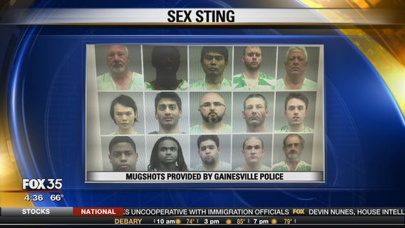 Sex sting bust in Gainesville