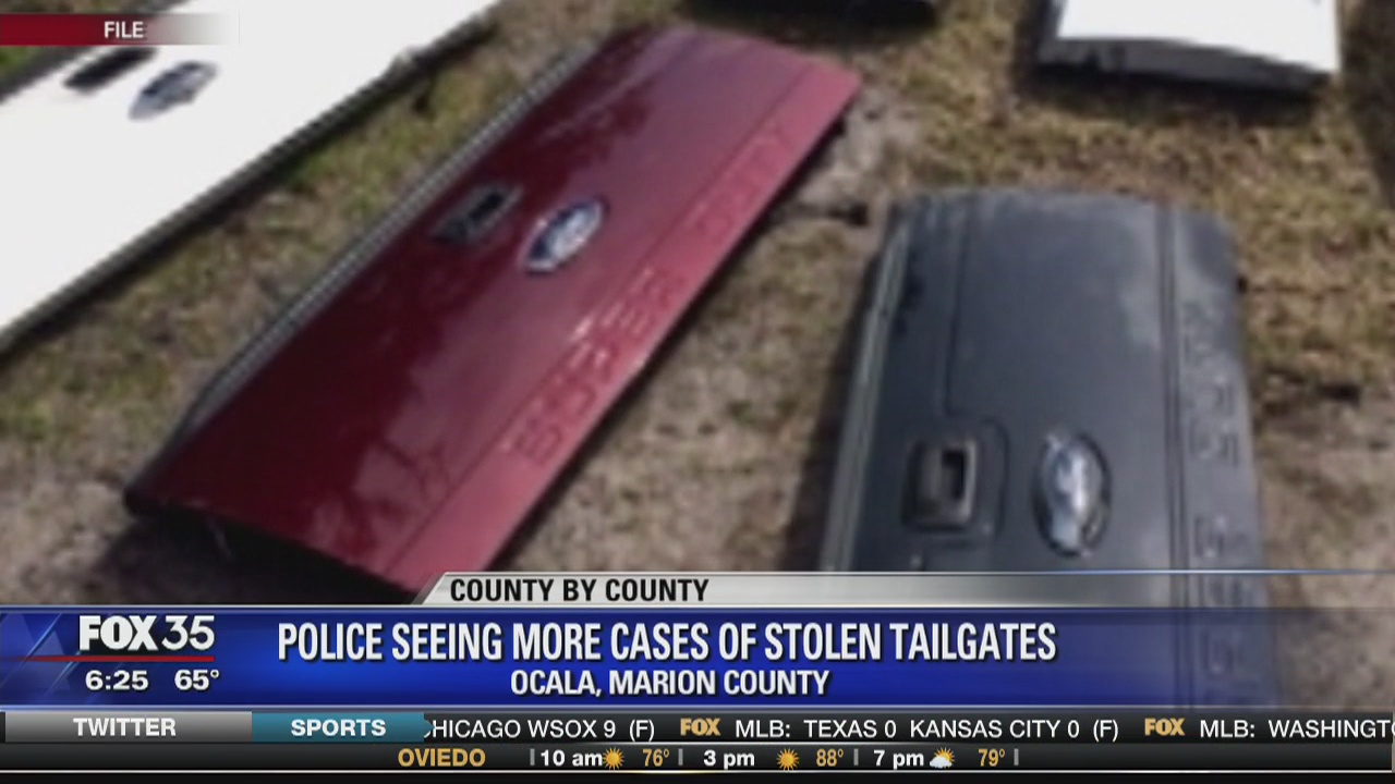 Police seeing more cases of stolen tailgates