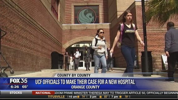 UCF officials to make their case for a new hospital