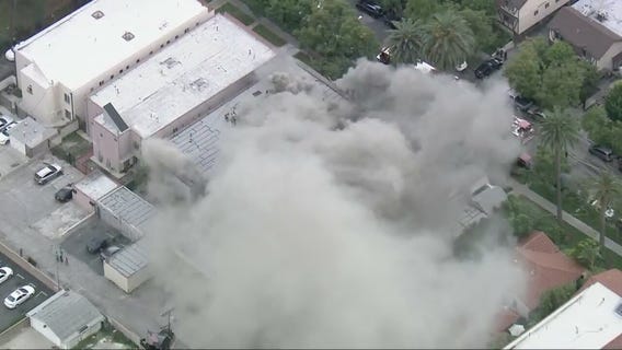 Two firefighters injured while battling apartment fire in Glendale