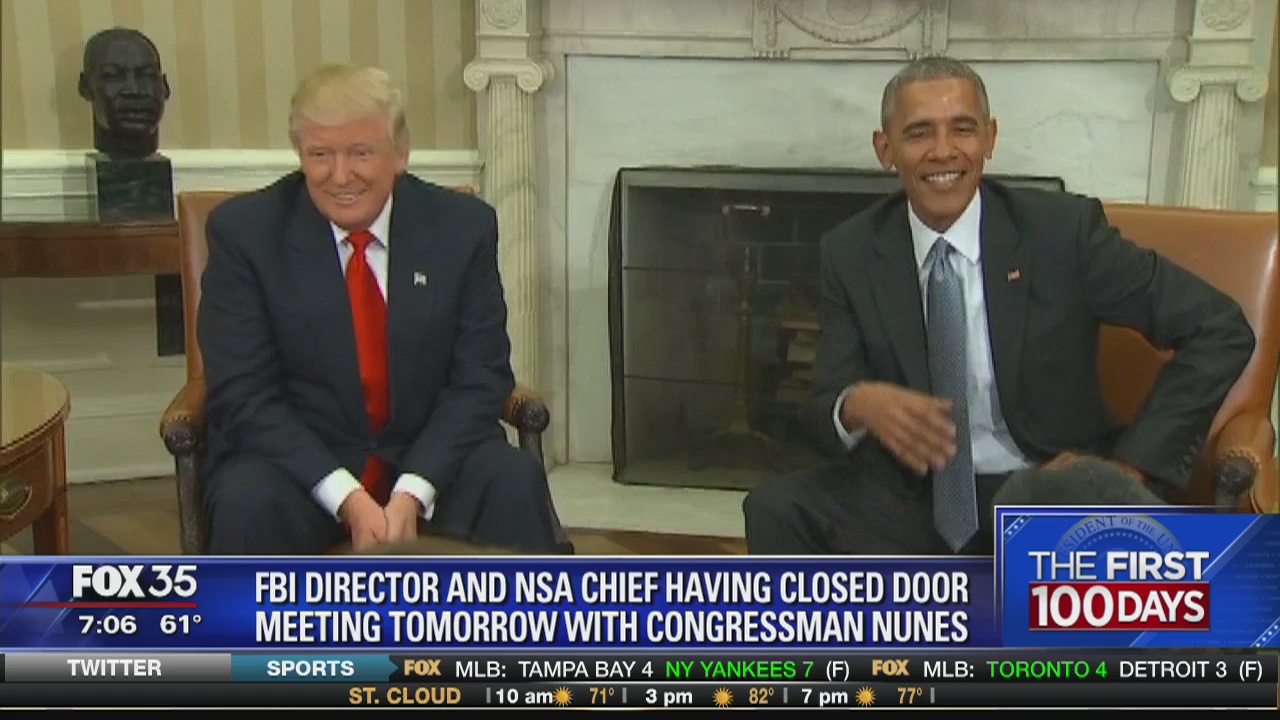 FB Director and NSA Chief having closed door meeting tomorrow with congressman nunes