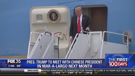 President Trump to meet with Chinese President in Mar-A-Largo next month