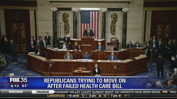 Republicans try to move on after failed health care bill