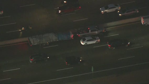 The NTSB transporting the helicopter wreckage from Calabasas to secure location for further investigation