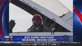 Buzz Aldrin takes flight in Melbourne