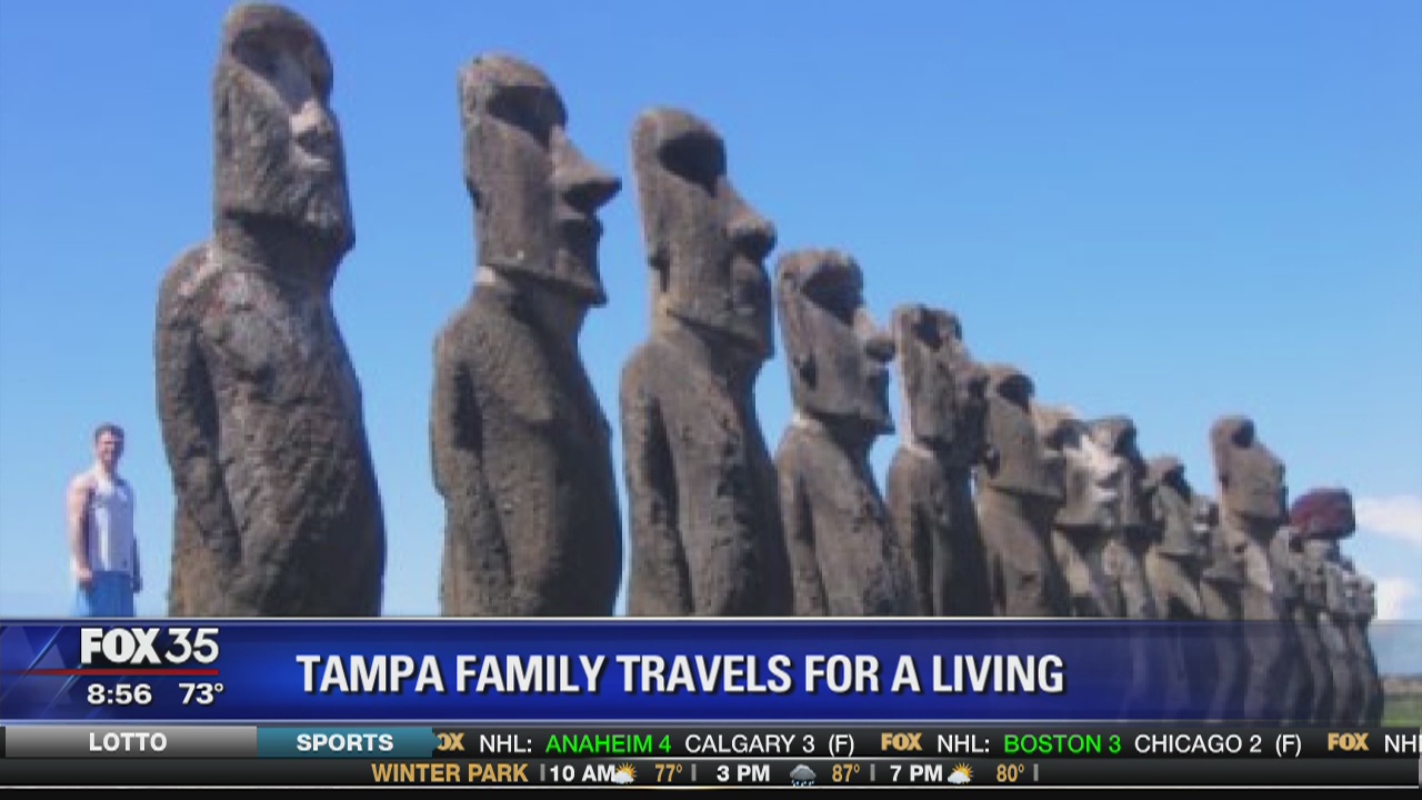 Tampa family travels for a living