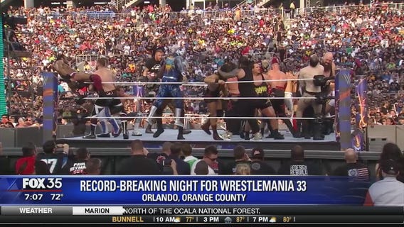 Recording-breaking night for Wrestlemania 33
