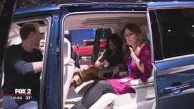 Minivan shopping with Alan at the auto show