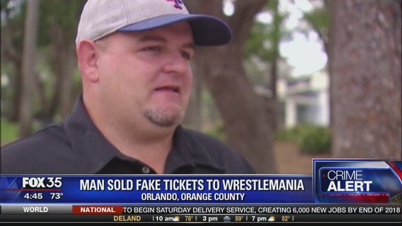 Man sold fake tickets to Wrestlemania