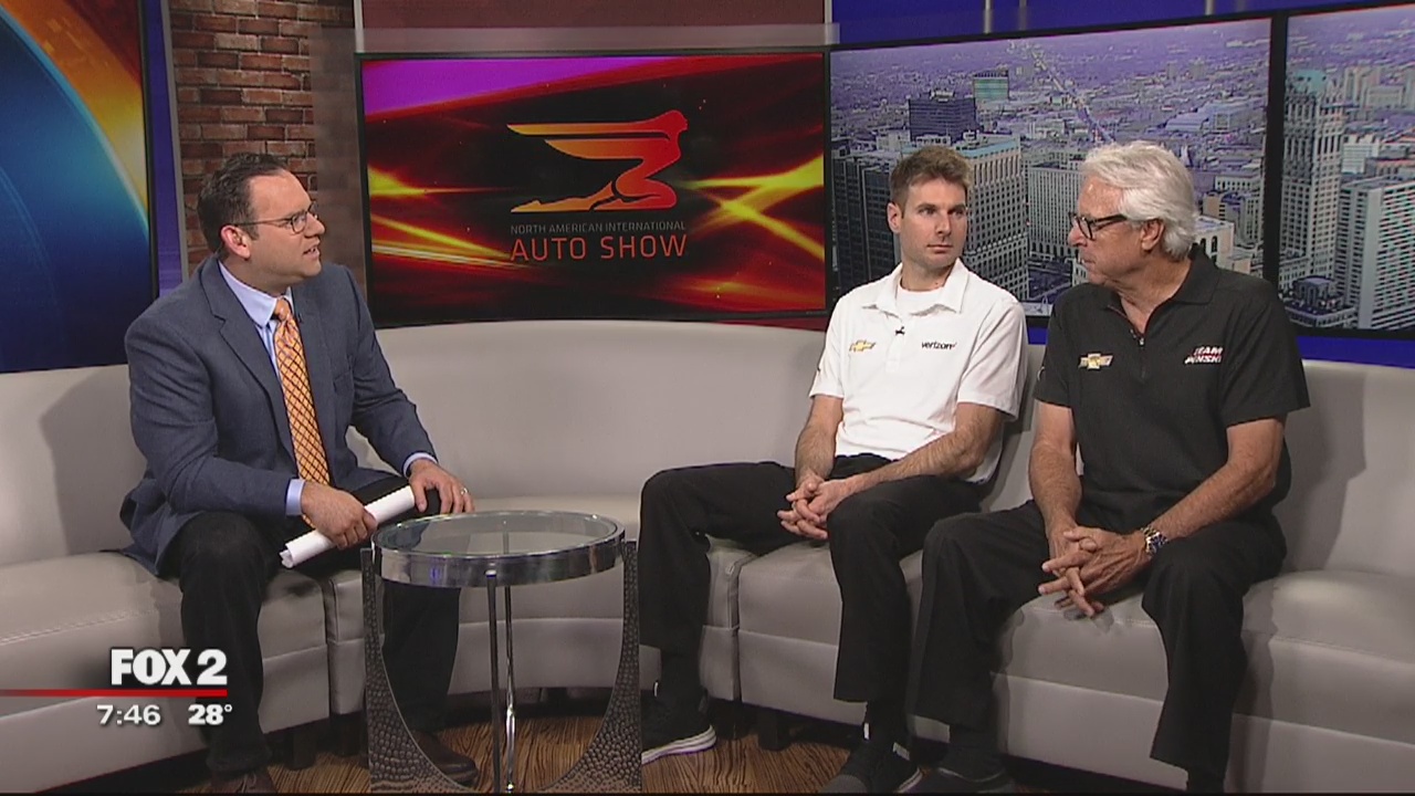 Will Power, Rick Mears at NAIAS Family Day