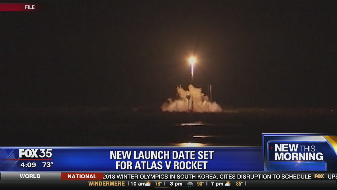 New launch date set for Atlas V rocket